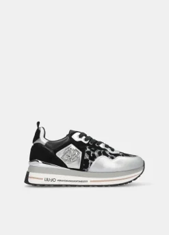Liu Jo Zapatillas de plataforma con brillos de estampado animal-Mujer Sneakers