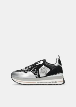 Liu Jo Zapatillas de plataforma con brillos de estampado animal-Mujer Sneakers