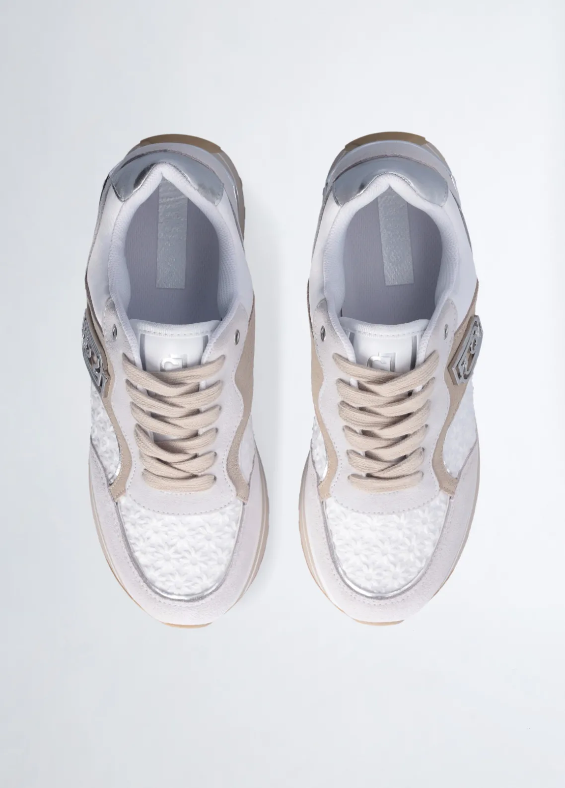 Liu Jo Zapatillas de plataforma con bordados florales-Mujer Sneakers