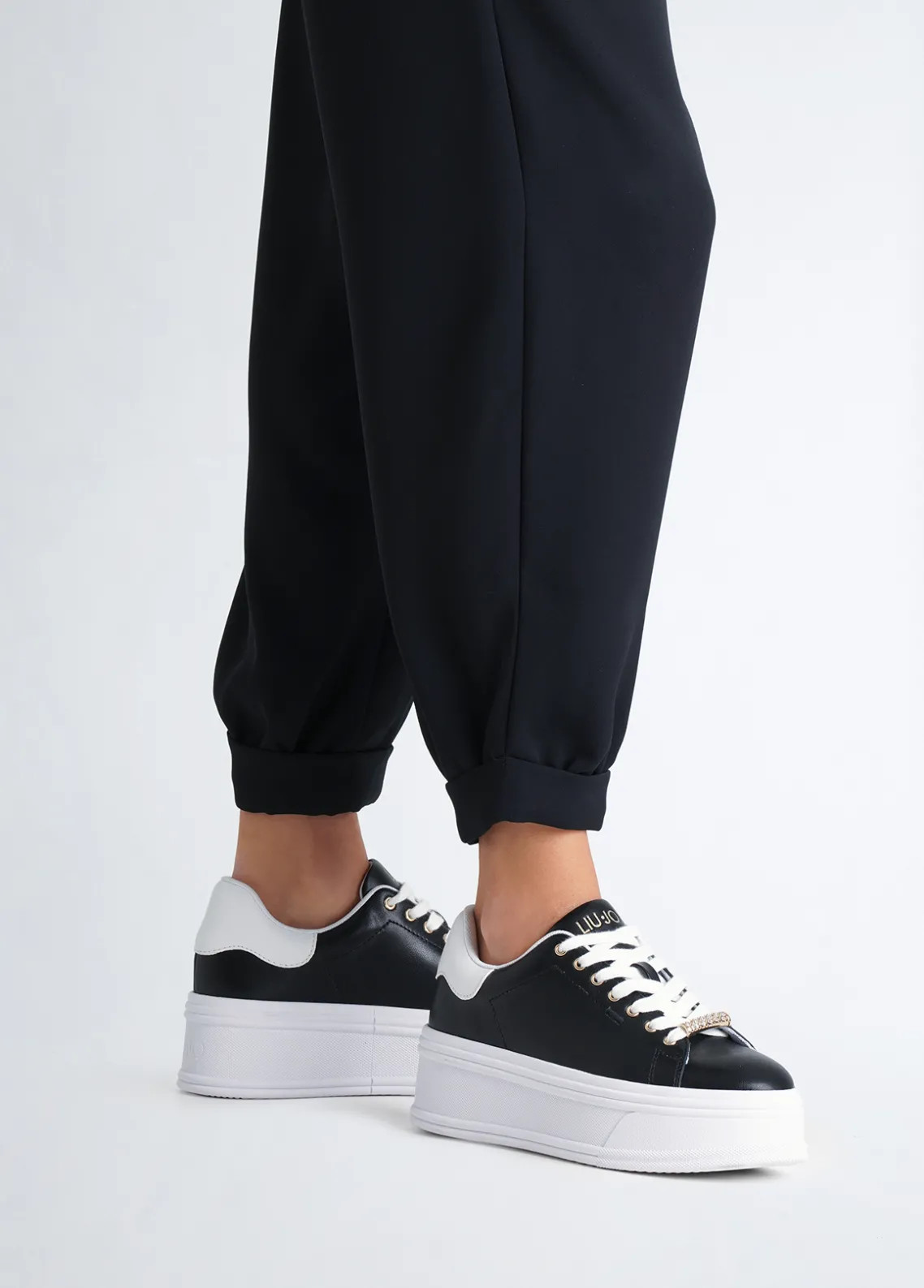 Liu Jo Zapatillas de plataforma de cuero-Mujer Sneakers