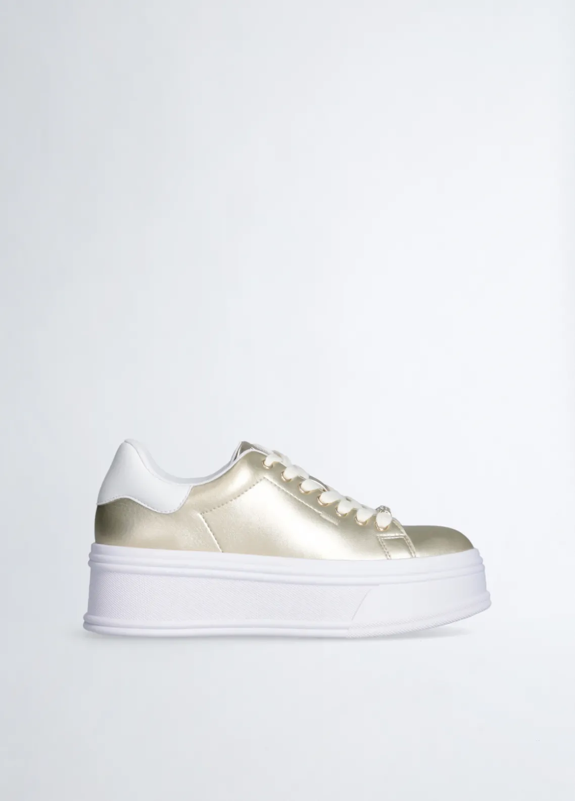 Liu Jo Zapatillas deportivas de plataforma en cuero-Mujer Sneakers