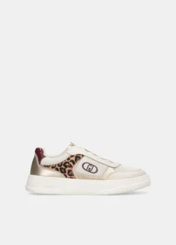 Liu Jo Zapatillas sin cordones con detalle de estampado animal-Mujer Sneakers