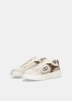 Liu Jo Zapatillas sin cordones con detalle de estampado animal-Mujer Sneakers