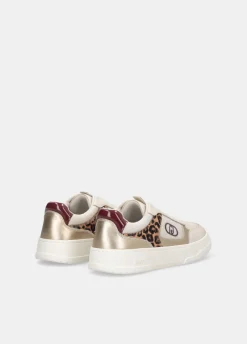 Liu Jo Zapatillas sin cordones con detalle de estampado animal-Mujer Sneakers