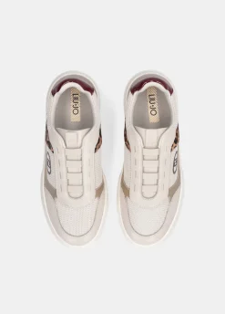Liu Jo Zapatillas sin cordones con detalle de estampado animal-Mujer Sneakers