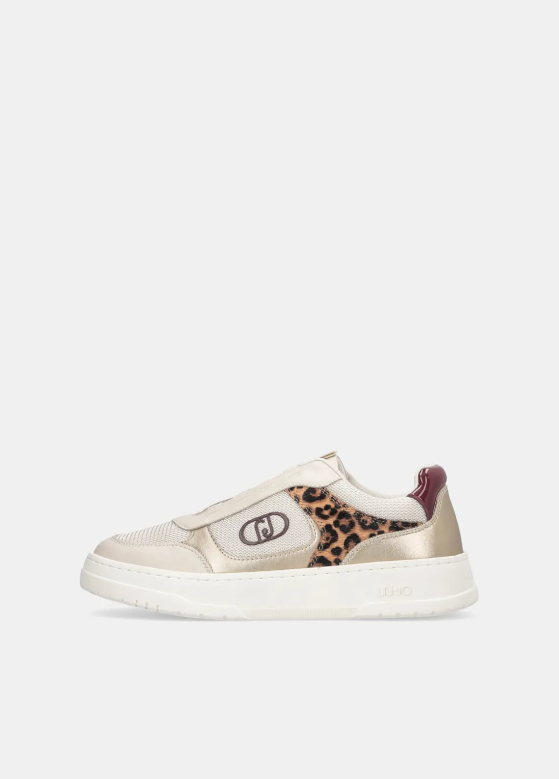 Liu Jo Zapatillas sin cordones con detalle de estampado animal-Mujer Sneakers