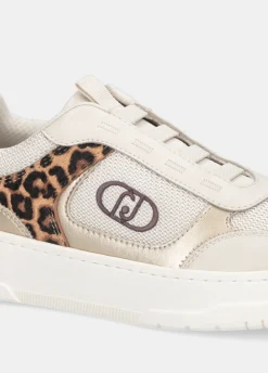 Liu Jo Zapatillas sin cordones con detalle de estampado animal-Mujer Sneakers