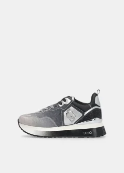 Liu Jo Zapatillas totalmente de strass con plataforma-Mujer Sneakers