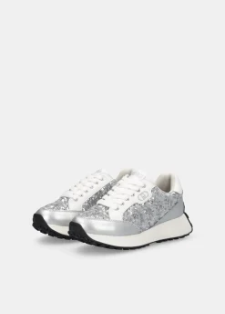 Liu Jo Zapatillas totalmente de lentejuelas-Mujer Sneakers