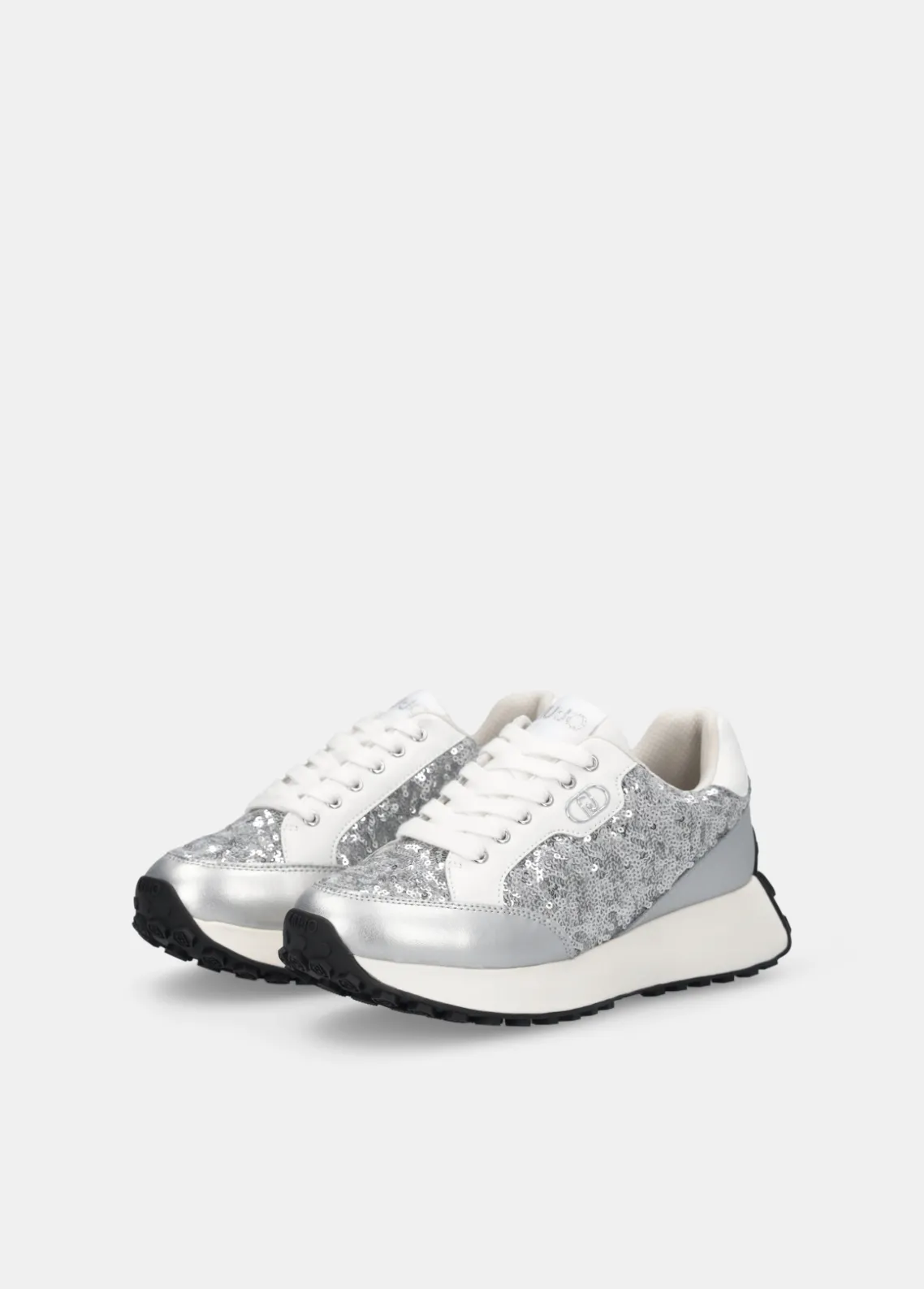 Liu Jo Zapatillas totalmente de lentejuelas-Mujer Sneakers