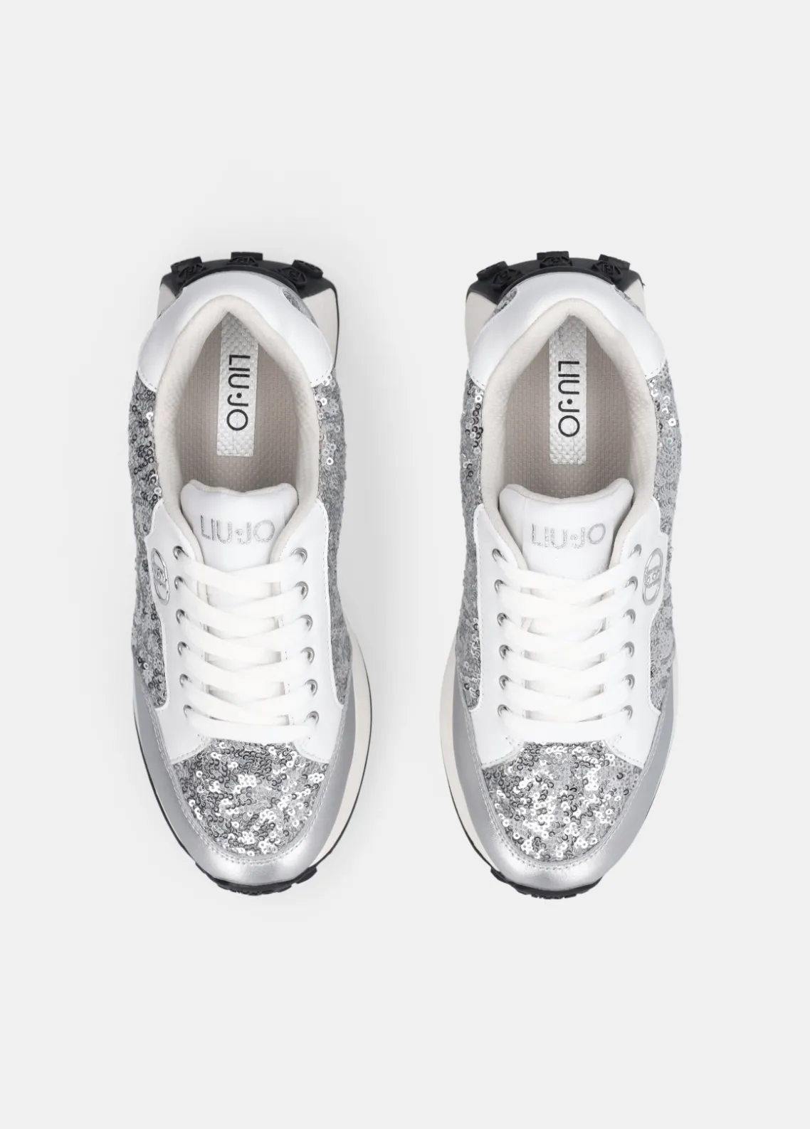 Liu Jo Zapatillas totalmente de lentejuelas-Mujer Sneakers
