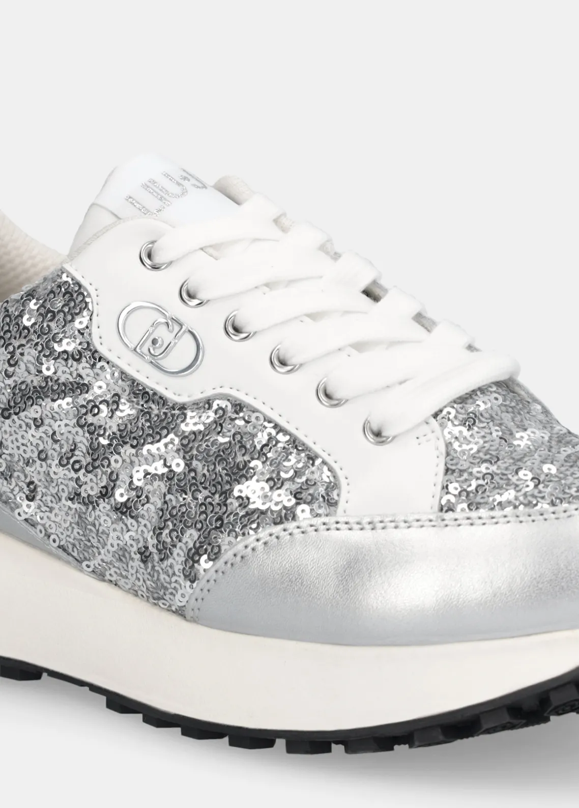 Liu Jo Zapatillas totalmente de lentejuelas-Mujer Sneakers