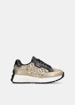 Liu Jo Zapatillas totalmente de lentejuelas-Mujer Sneakers