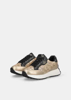 Liu Jo Zapatillas totalmente de lentejuelas-Mujer Sneakers