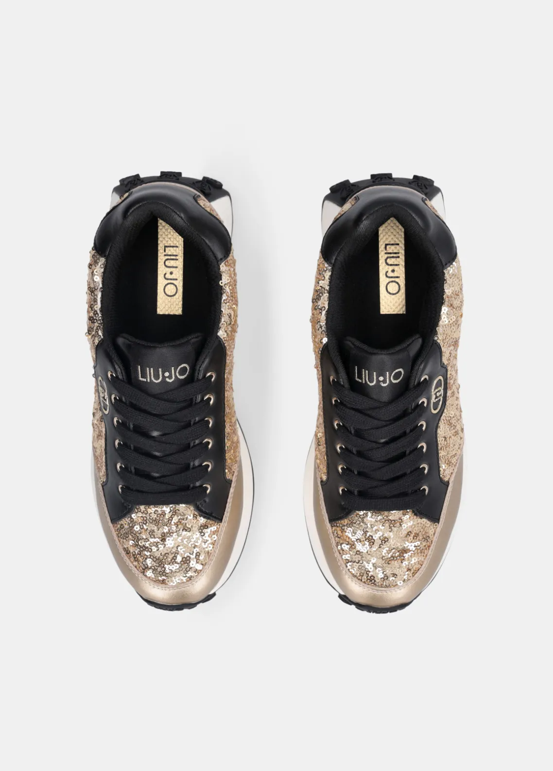 Liu Jo Zapatillas totalmente de lentejuelas-Mujer Sneakers