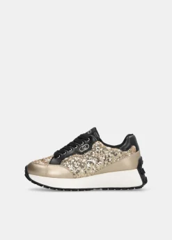 Liu Jo Zapatillas totalmente de lentejuelas-Mujer Sneakers