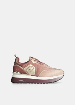 Liu Jo Zapatillas totalmente de strass con plataforma-Mujer Sneakers