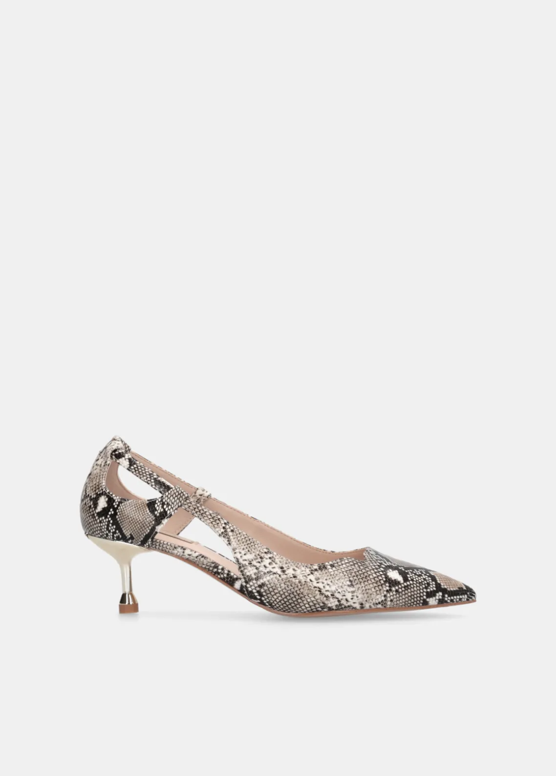 Liu Jo Zapatos de salón efecto piel de serpiente con cut-out-Mujer Zapatos De Salón