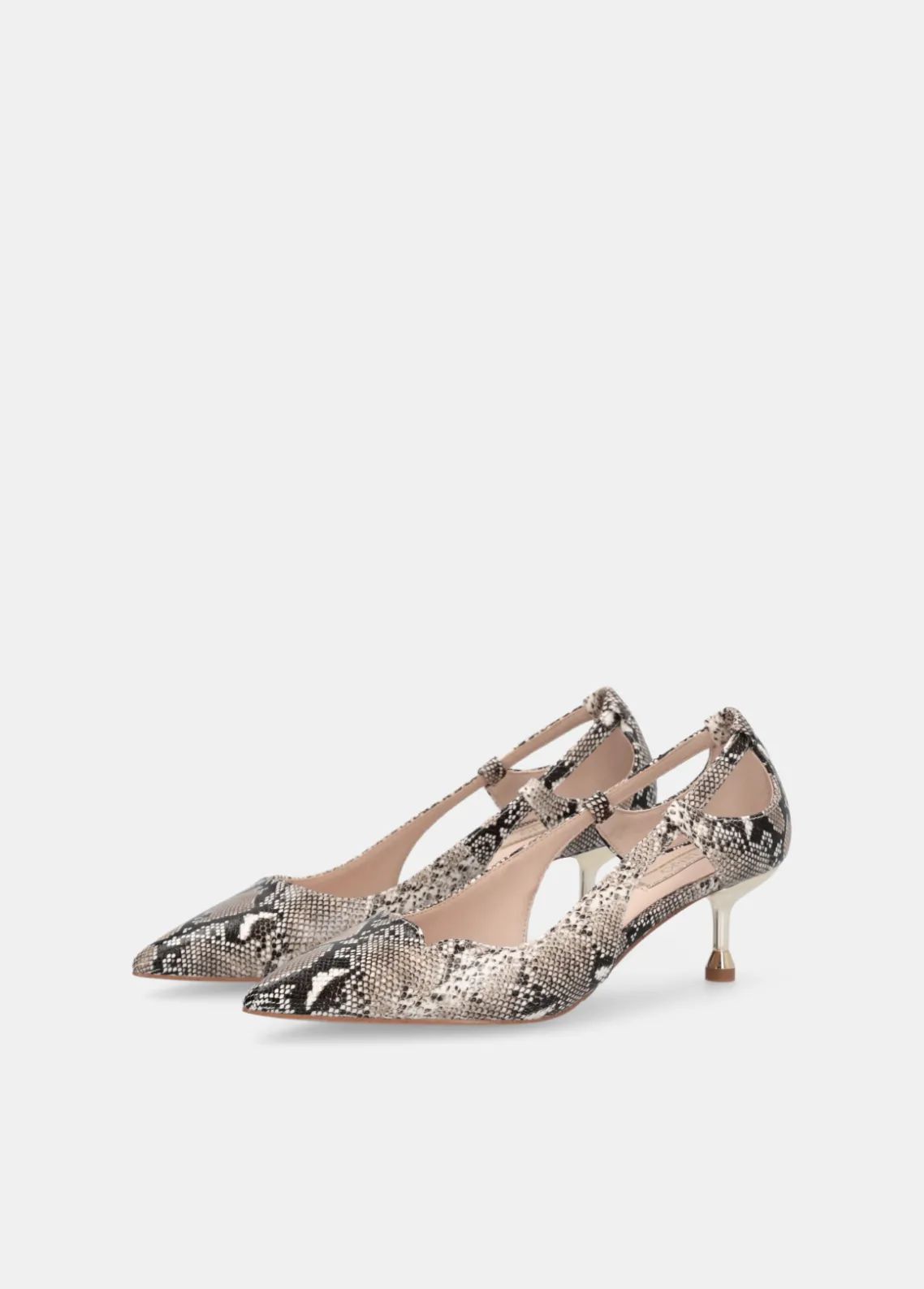 Liu Jo Zapatos de salón efecto piel de serpiente con cut-out-Mujer Zapatos De Salón