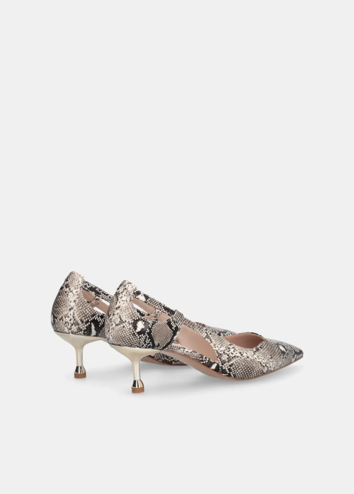Liu Jo Zapatos de salón efecto piel de serpiente con cut-out-Mujer Zapatos De Salón