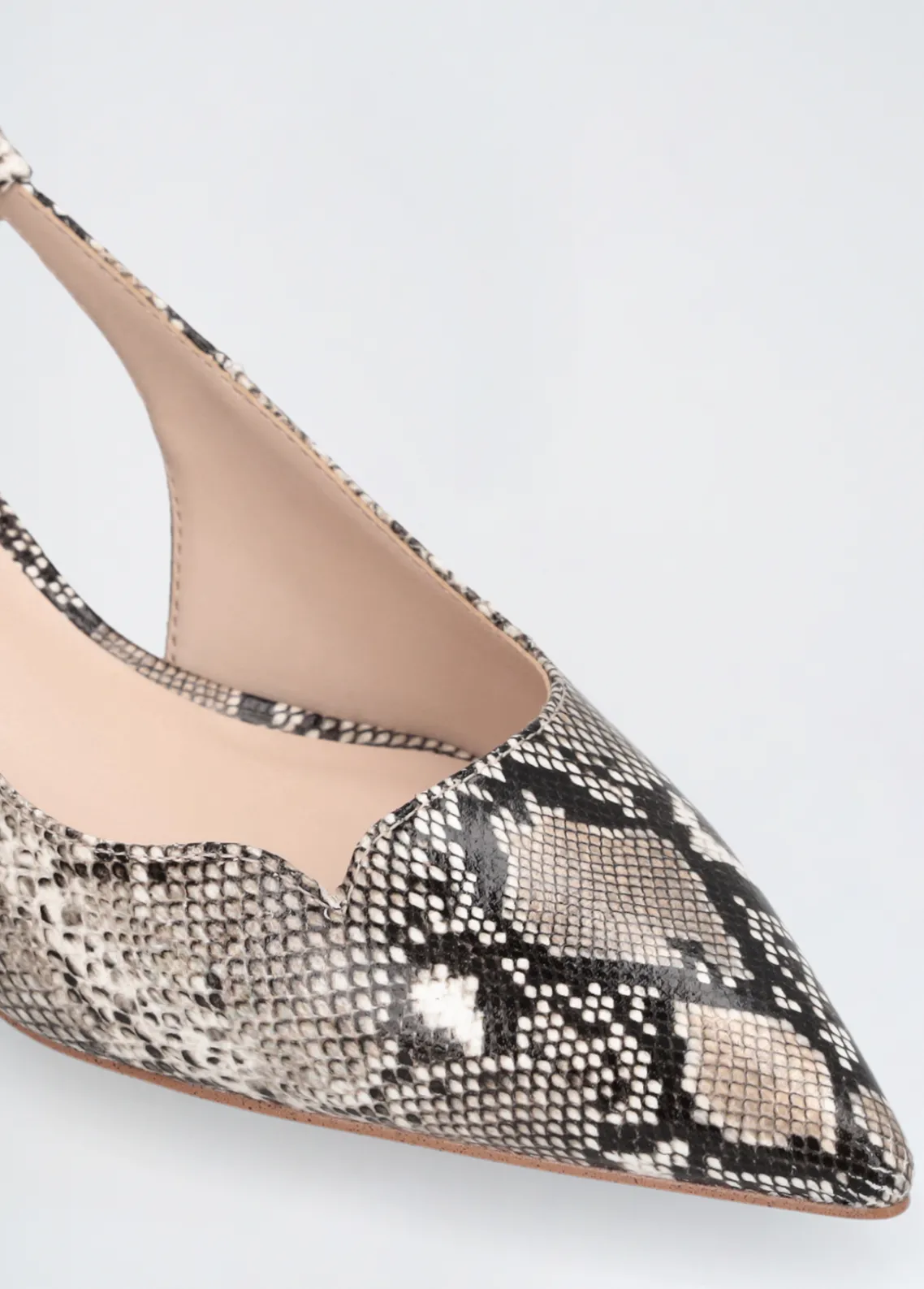 Liu Jo Zapatos de salón efecto piel de serpiente con cut-out-Mujer Zapatos De Salón