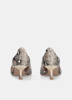Liu Jo Zapatos de salón efecto piel de serpiente con cut-out-Mujer Zapatos De Salón
