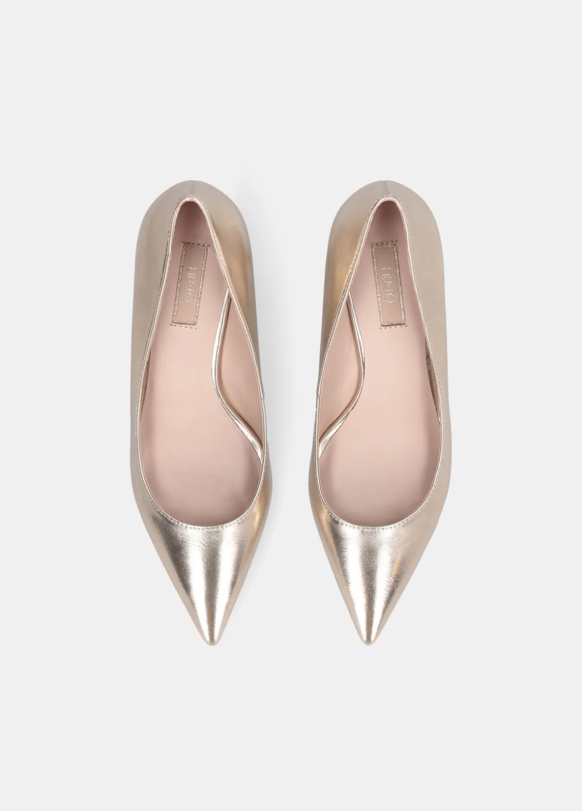 Liu Jo Zapatos de salón laminados con tajón bajo-Mujer Zapatos De Salón