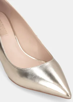 Liu Jo Zapatos de salón laminados con tajón bajo-Mujer Zapatos De Salón