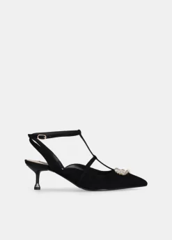 Liu Jo Zapatos destalonados con logotipo de pedrería-Mujer Zapatos De Salón