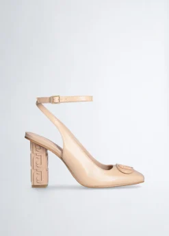 Liu Jo Zapatos destalonados con tacón con logotipo-Mujer Zapatos De Salón
