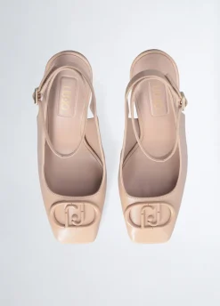 Liu Jo Zapatos destalonados con tacón con logotipo-Mujer Zapatos De Salón
