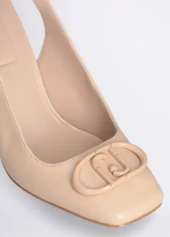 Liu Jo Zapatos destalonados con tacón con logotipo-Mujer Zapatos De Salón