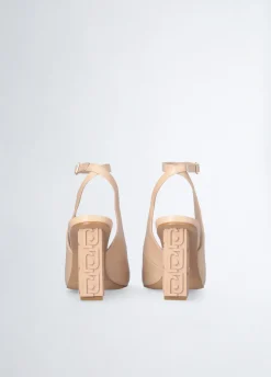 Liu Jo Zapatos destalonados con tacón con logotipo-Mujer Zapatos De Salón