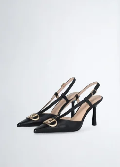 Liu Jo Zapatos destalonados con logotipo grande-Mujer Zapatos De Salón