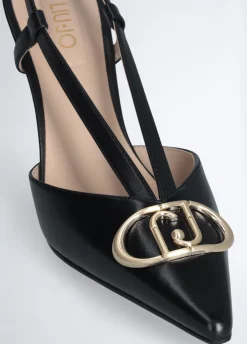 Liu Jo Zapatos destalonados con logotipo grande-Mujer Zapatos De Salón