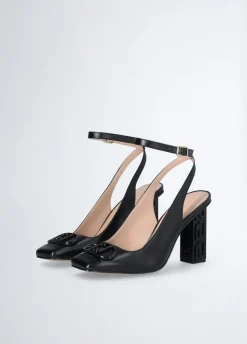 Liu Jo Zapatos destalonados con tacón con logotipo-Mujer Zapatos De Salón