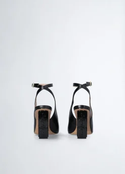 Liu Jo Zapatos destalonados con tacón con logotipo-Mujer Zapatos De Salón