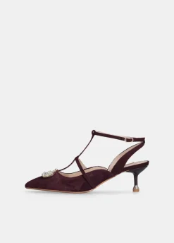 Liu Jo Zapatos destalonados con logotipo de pedrería-Mujer Zapatos De Salón