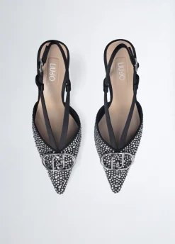Liu Jo Zapatos destalonados con strass-Mujer Zapatos De Salón