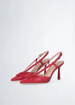 Liu Jo Zapatos destalonados con logotipo grande-Mujer Zapatos De Salón