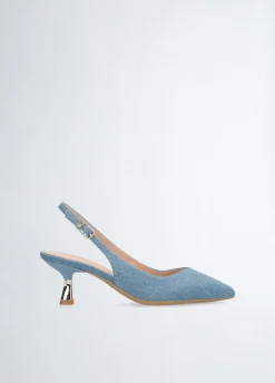 Liu Jo Zapatos destalonados de denim-Mujer Zapatos De Salón