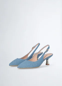Liu Jo Zapatos destalonados de denim-Mujer Zapatos De Salón