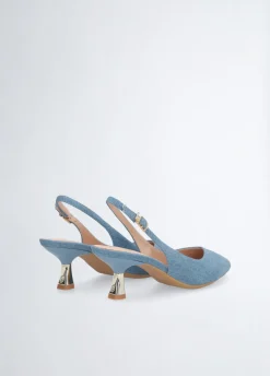 Liu Jo Zapatos destalonados de denim-Mujer Zapatos De Salón